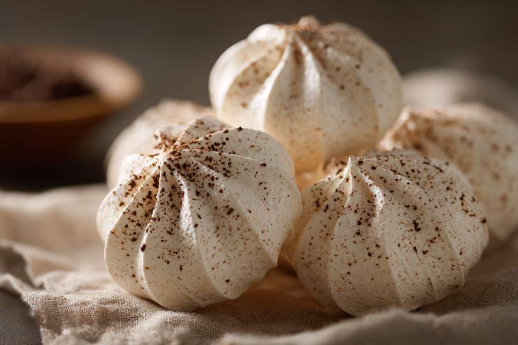 Snehove kavove pusinky